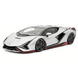 Henson & Heaven Lamborghini 2019 Sian FKP 37 Argento 1:18 – Modello in resina da collezione