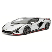 Henson & Heaven Lamborghini 2019 Sian FKP 37 Argento 1:18 – modellino auto da collezione in resina