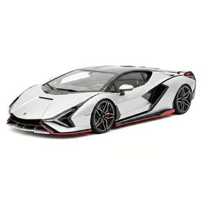 Henson & Heaven Lamborghini 2019 Sian FKP 37 Argento 1:18 – Modello in resina da collezione