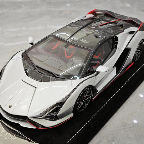 Henson & Heaven Lamborghini 2019 Sian FKP 37 Argento 1:18 – Modello in resina da collezione