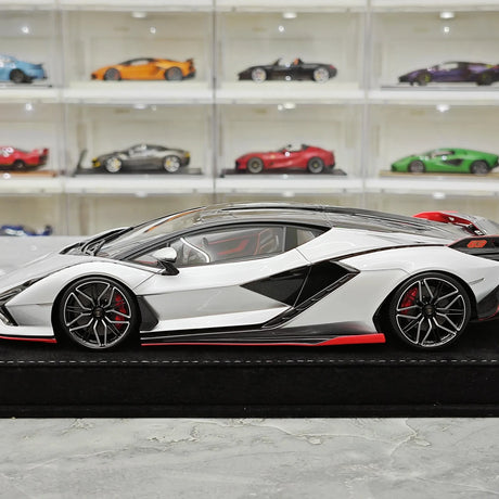 Henson & Heaven Lamborghini 2019 Sian FKP 37 Argento 1:18 – Modello in resina da collezione