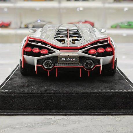 Henson & Heaven Lamborghini 2019 Sian FKP 37 Argento 1:18 – Modello in resina da collezione