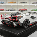 Henson & Heaven Lamborghini 2019 Sian FKP 37 Argento 1:18 – Modello in resina da collezione