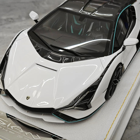 Henson & Heaven Lamborghini 2019 Sian FKP 37 Bianco Canopus 1:18 – Resina modello in resina collezionabile