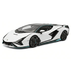 Henson & Heaven Lamborghini 2019 Sian FKP 37 Bianco Canopus 1:18 – Resina modello in resina collezionabile
