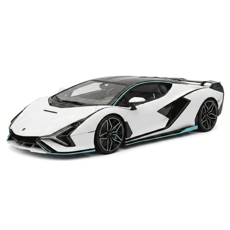 Henson & Heaven Lamborghini 2019 Sian FKP 37 Bianco Canopus 1:18 – Resina modello in resina collezionabile