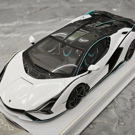 Henson & Heaven Lamborghini 2019 Sian FKP 37 Bianco Canopus 1:18 – Resina modello in resina collezionabile