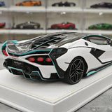 Henson & Heaven Lamborghini 2019 Sian FKP 37 Bianco Canopus 1:18 – Resina modello in resina collezionabile
