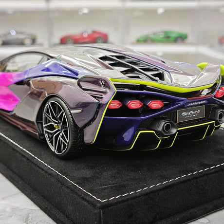 Henson & Heaven Lamborghini 2019 Sian FKP 37 Bianco Canopus Gradient 1:18 – Resina modello in resina collezionabile