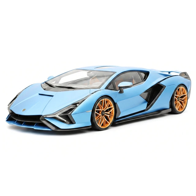Henson & Heaven Lamborghini 2019 Sian FKP 37 Blu Uranus 1:18 – Resina modello in resina collezionabile