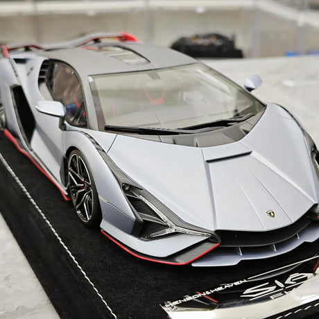 Henson & Heaven Lamborghini 2019 Sian FKP 37 Grigio Telesto 1:18 – Modello in resina collezionabile