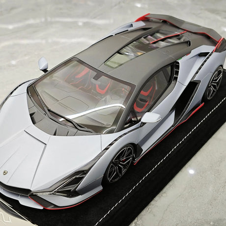 Henson & Heaven Lamborghini 2019 Sian FKP 37 Grigio Telesto 1:18 – Modello in resina collezionabile