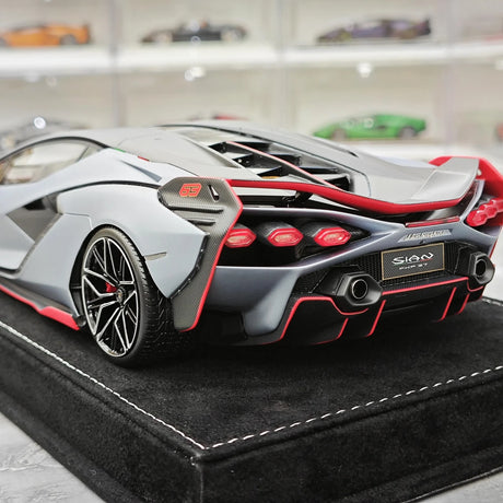Henson & Heaven Lamborghini 2019 Sian FKP 37 Grigio Telesto 1:18 – Modello in resina collezionabile