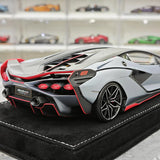 Henson & Heaven Lamborghini 2019 Sian FKP 37 Grigio Telesto 1:18 – Modello in resina collezionabile