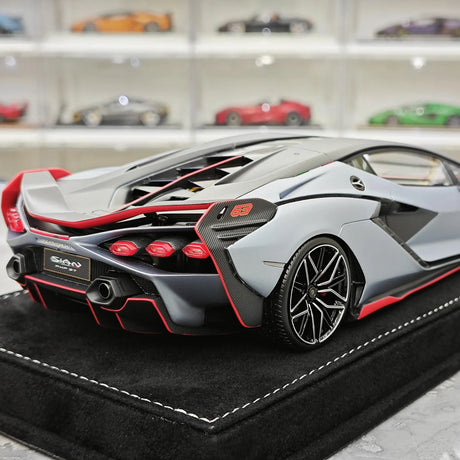 Henson & Heaven Lamborghini 2019 Sian FKP 37 Grigio Telesto 1:18 – Modello in resina collezionabile