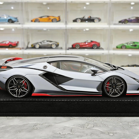 Henson & Heaven Lamborghini 2019 Sian FKP 37 Grigio Telesto 1:18 – Modello in resina collezionabile