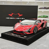 Henson & Heaven Lamborghini 2019 Sian FKP 37 Rosso Efesto 1:18 – Modello in resina collezionabile