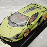 Henson & Heaven Lamborghini 2019 Sian FKP 37 Verde Gea 1:18 – Modello in resina collezionabile