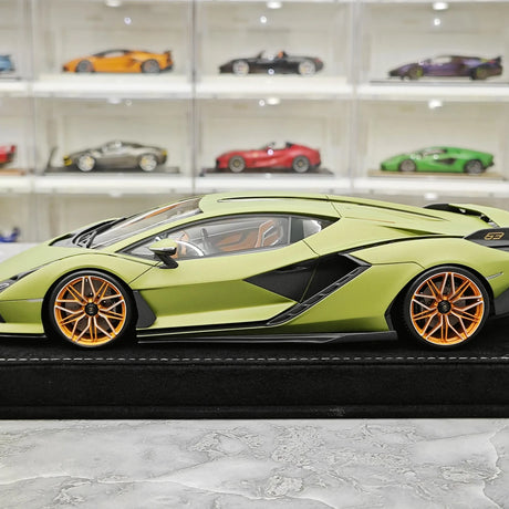 Henson & Heaven Lamborghini 2019 Sian FKP 37 Verde Gea 1:18 – Modello in resina collezionabile