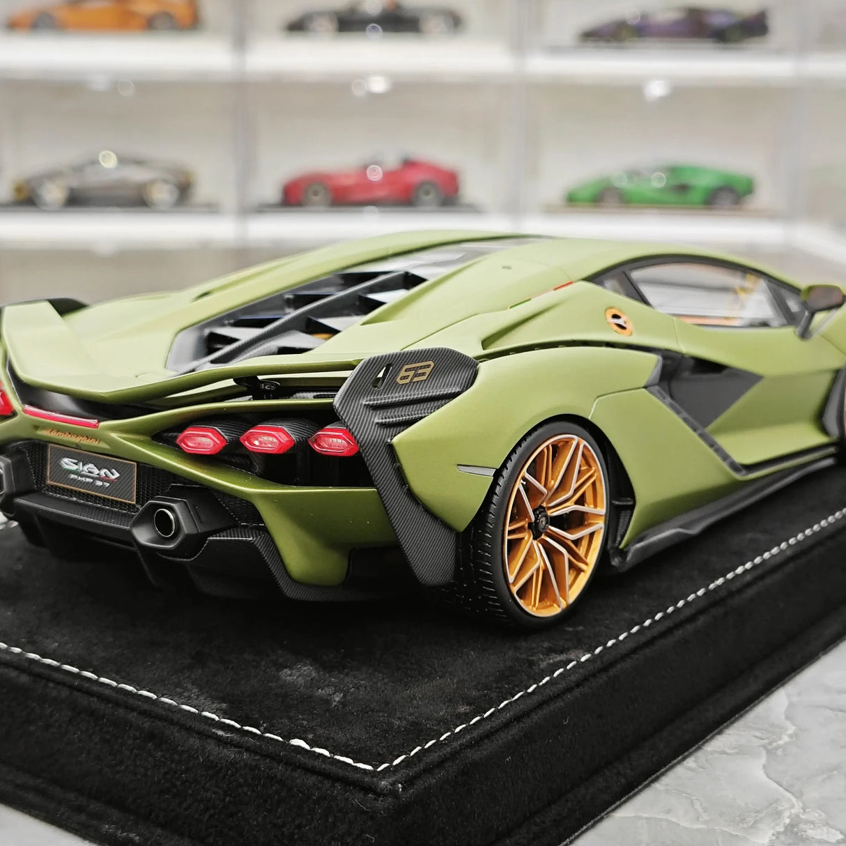 Henson & Heaven Lamborghini 2019 Sian FKP 37 Verde Gea 1:18 – Modello in resina collezionabile
