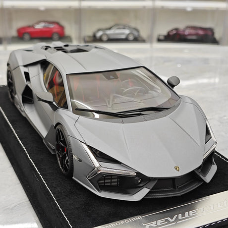 Henson & Heaven Lamborghini 2024 Revuelto Gray 1:18 – Resina da collezione in resina modello