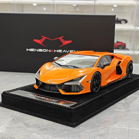 Henson & Heaven Lamborghini 2024 Revuelto Orange 1:18 – Resina modello in resina collezionabile