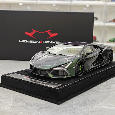 Henson & Heaven Lamborghini 2024 Revuelto Purple Gradient 1:18 – Resina per modelli in resina collezionabile