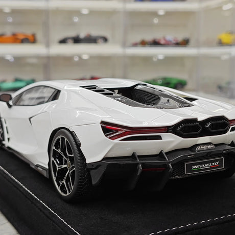 Henson & Heaven Lamborghini 2024 Revuelto White 1:18 – Resina da collezione per modelli in resina