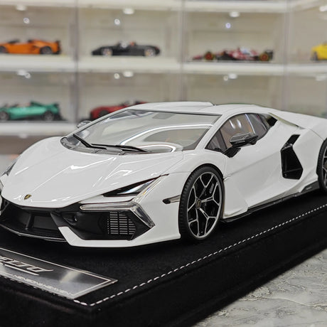 Henson & Heaven Lamborghini 2024 Revuelto White 1:18 – Resina da collezione per modelli in resina