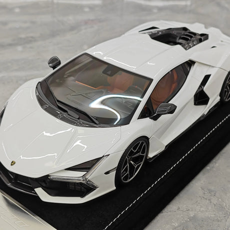 Henson & Heaven Lamborghini 2024 Revuelto White 1:18 – Resina da collezione per modelli in resina