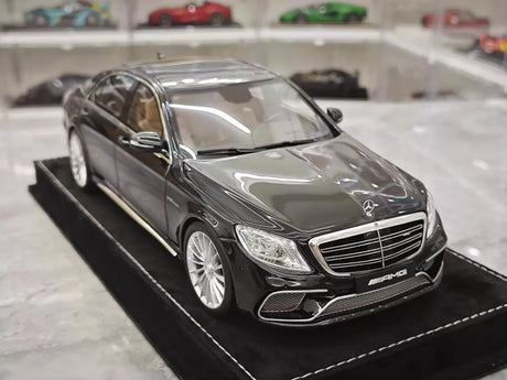 [Henson & Heaven] 1:18 Mercedes-Benz 2020 AMG S65L W222 Black Model Car Resin