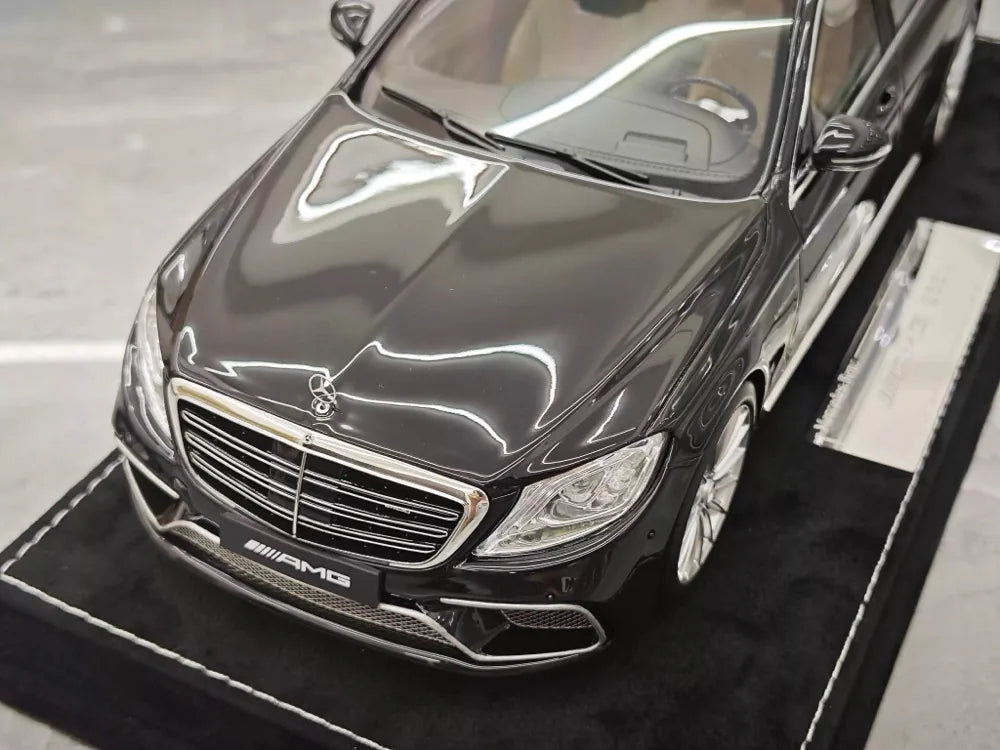 [Henson & Heaven] 1:18 Mercedes-Benz 2020 AMG S65L W222 Black Model Car Resin
