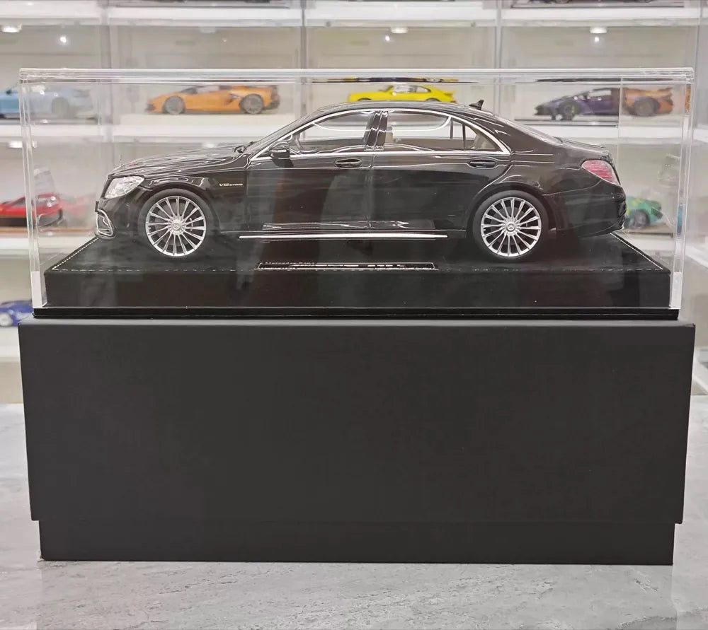 [Henson & Heaven] 1:18 Mercedes-Benz 2020 AMG S65L W222 ブラック モデルカー レジン