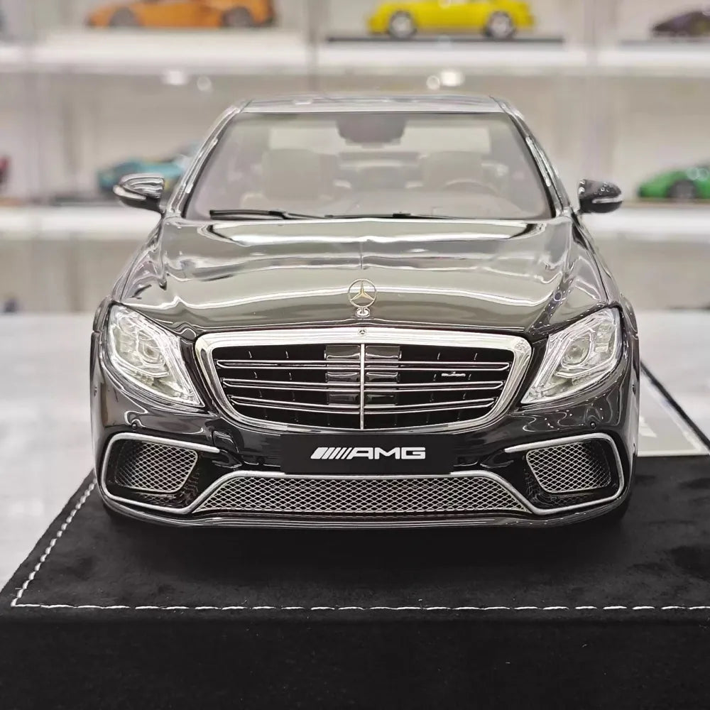 [Henson & Heaven] 1:18 Mercedes-Benz 2020 AMG S65L W222 Black Model Car Resin