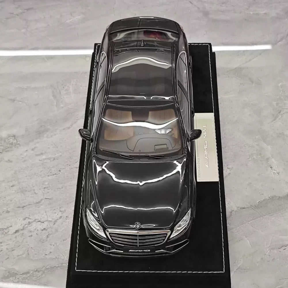 [Henson & Heaven] 1:18 Mercedes-Benz 2020 AMG S65L W222 Black Model Car Resin