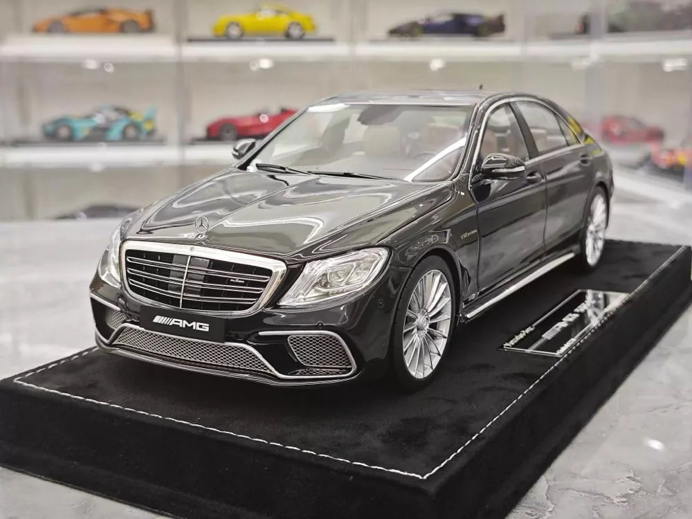 [Henson & Heaven] 1:18 Mercedes-Benz 2020 AMG S65L W222 ブラック モデルカー レジン