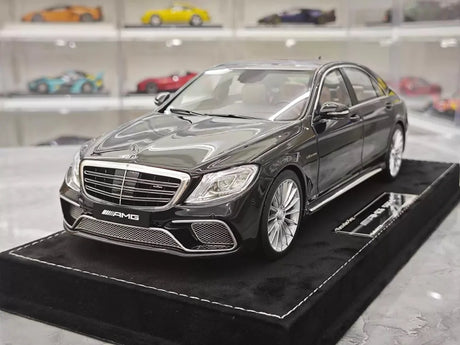 [Henson & Heaven] 1:18 Mercedes-Benz 2020 AMG S65L W222 Black Model Car Resin