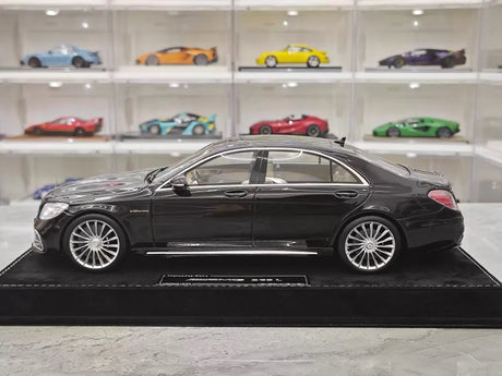 [Henson & Heaven] 1:18 Mercedes-Benz 2020 AMG S65L W222 Black Model Car Resin