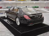 [Henson & Heaven] 1:18 Mercedes-Benz 2020 AMG S65L W222 ブラック モデルカー レジン