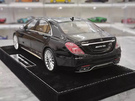 [Henson & Heaven] 1:18 Mercedes-Benz 2020 AMG S65L W222 Black Model Car Resin