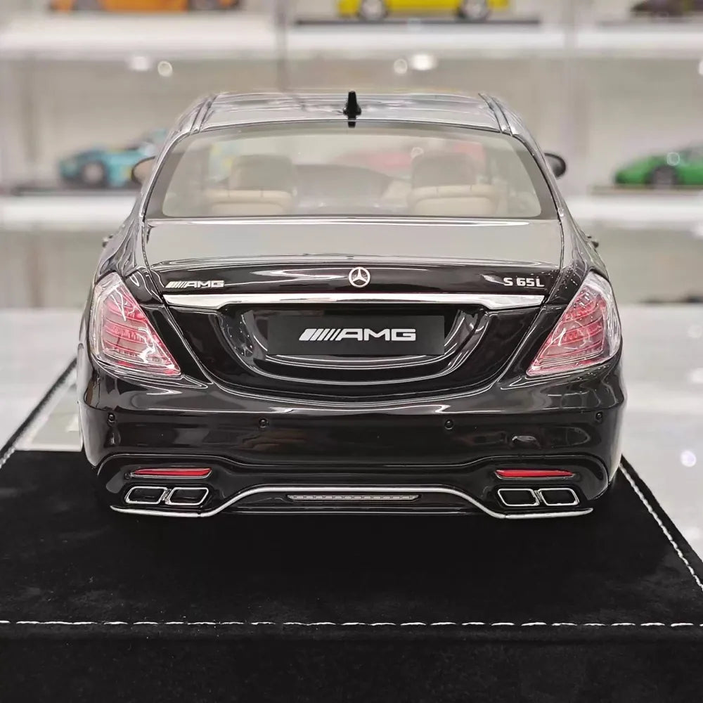 [Henson & Heaven] 1:18 Mercedes-Benz 2020 AMG S65L W222 Black Model Car Resin
