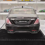 [Henson & Heaven] 1:18 Mercedes-Benz 2020 AMG S65L W222 ブラック モデルカー レジン