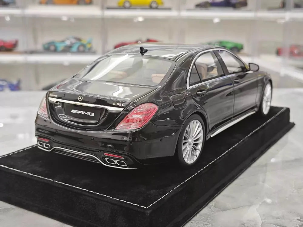 [Henson & Heaven] 1:18 Mercedes-Benz 2020 AMG S65L W222 Black Model Car Resin