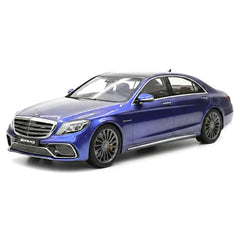 [Henson & Heaven] 1:18 Mercedes-Benz 2020 AMG S65L W222 bleu voiture miniature Resin