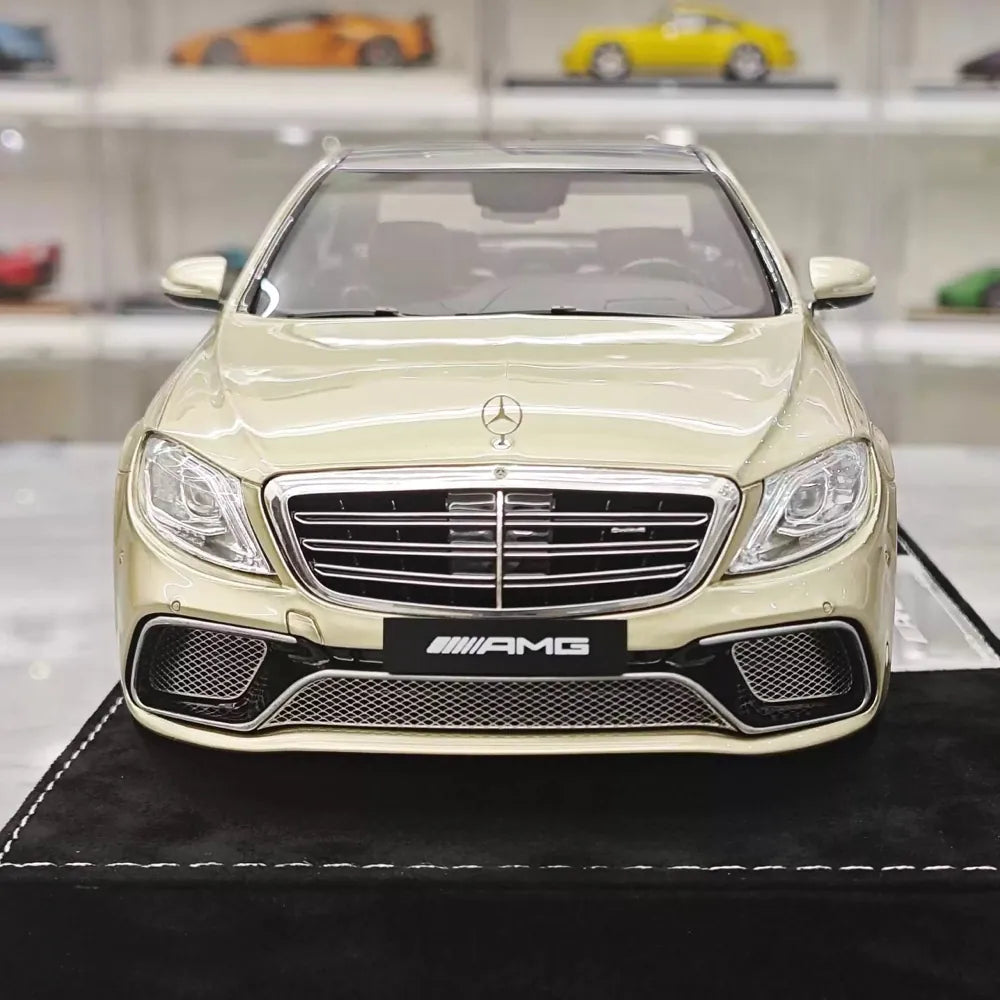 [Henson & Heaven] 1:18 Mercedes-Benz 2020 AMG S65L W222 Gold Model Car Resin