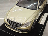 [Henson & Heaven] 1:18 Mercedes-Benz 2020 AMG S65L W222 Gold Model Car Resin