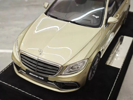 [Henson & Heaven] 1:18 Mercedes-Benz 2020 AMG S65L W222 Gold Model Car Resin