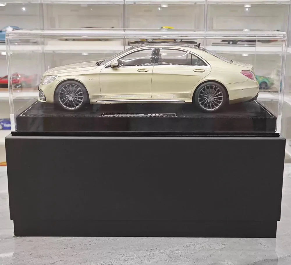 [Henson & Heaven] 1:18 Mercedes-Benz 2020 AMG S65L W222 Gold Model Car Resin