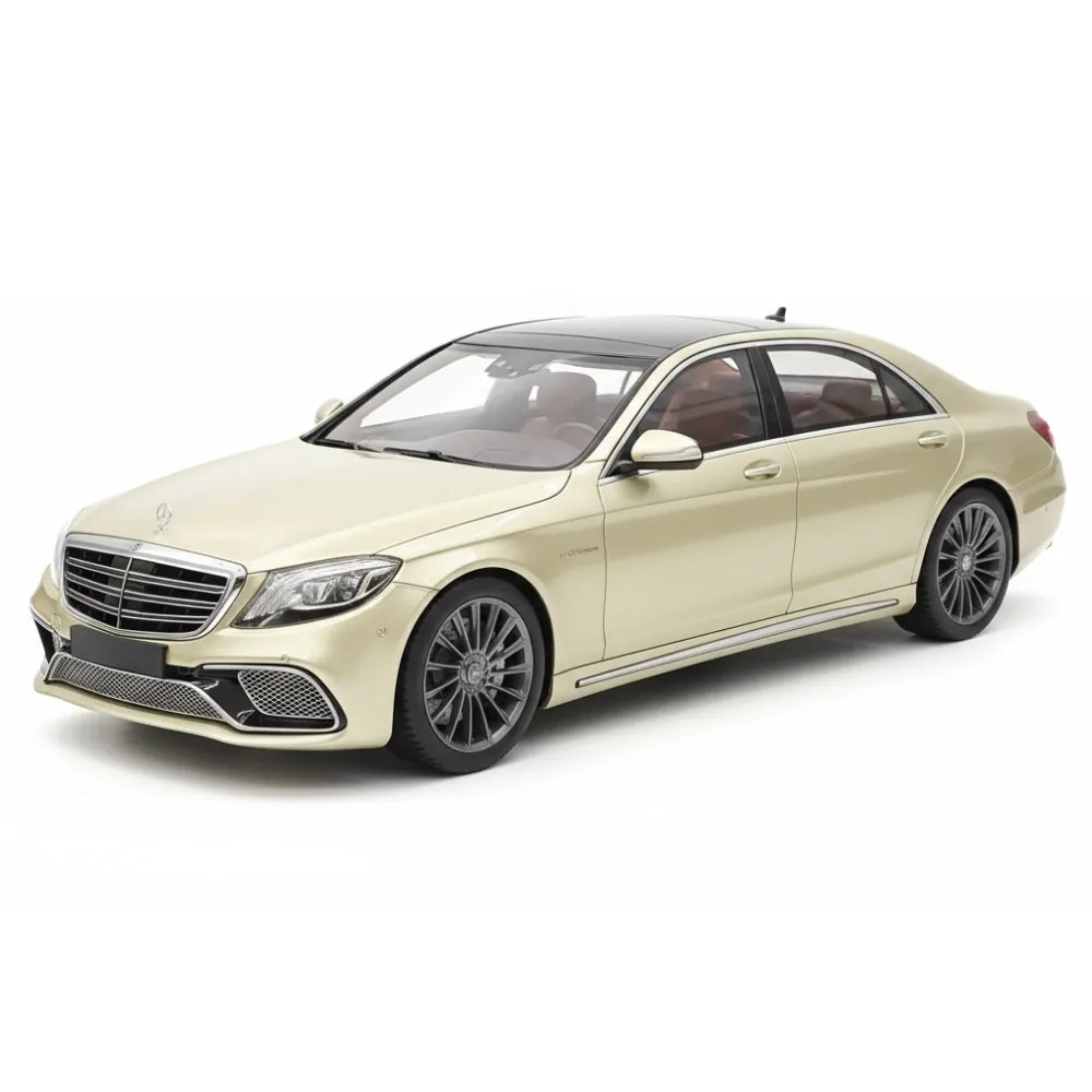 [Henson & Heaven] 1:18 Mercedes-Benz 2020 AMG S65L W222 guld modellbil harts