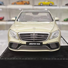 [Henson & Heaven] 1:18 Mercedes-Benz 2020 AMG S65L W222 guld modellbil harts